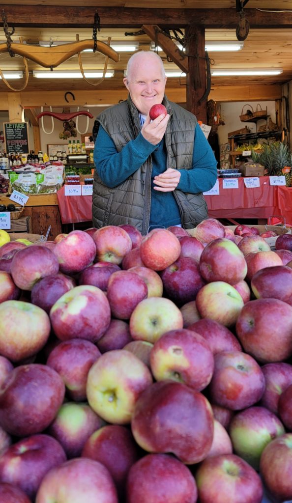 Rob at farm stand